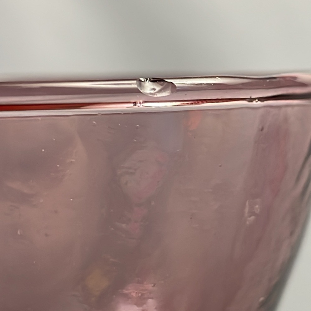 Vintage Empoli Italy Barnacle Amethyst Glass Vase‎ 11" Tall MCM - Picture 8 of 8